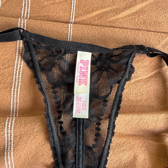 PINK Victoria Secret Pushup Bralette Small Black - Picture 4 of 12